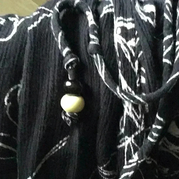 Bila Floral Flare Cinch Rayon Pullover Coverup Dress - Picture 4 of 5